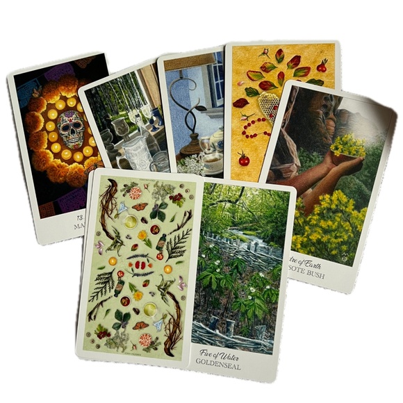 The Herbcrafter's Tarot 2019 Latisha Guthrie US Games 78 Card Deck & Book Set - Picture 8 of 11
